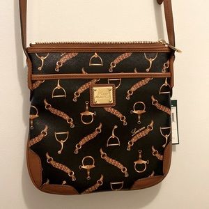 Cross Body Equestrian Print Purse